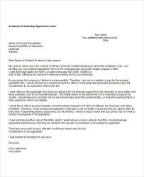    sample format of application letter of scholarship Mediafoxstudio com