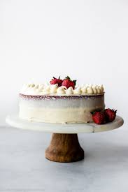 In a large bowl, beat 1/2 cup of butter with 1 1/2 cup of sugar with an electric mixer until creamy; Red Velvet Cake With Cream Cheese Frosting Sally S Baking Addiction