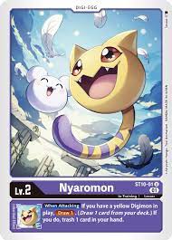 Nyaromon - Starter Deck 10: Parallel World Tactician - Digimon Card Game