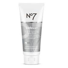 no 7 defence cleansing mask foam