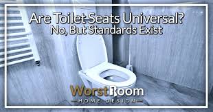 are toilet seats universal no but