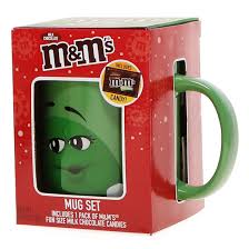 m m s mug candy gift set five
