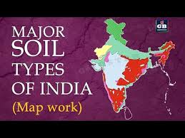 major soil types in india map work
