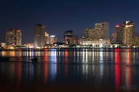 new orleans skyline at night