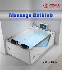 Check spelling or type a new query. China Woma 17 Tv Big Size 2 Person Acrylic Jacuzzi Bathtubs With Water And Air Jets Q325m China Hot Tub Acrylic Bathtub