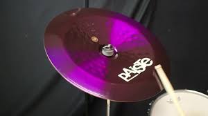 Moyen long son à la fermeture: Paiste 18 Color Sound 900 Purple China Youtube