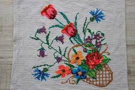embroidered picture cross stitch