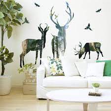 Forest Deer Wall Stickers Home Decor