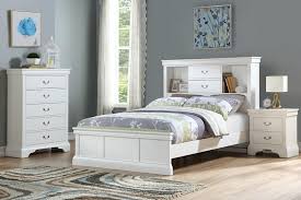 Choose from a wide selection of beds, nightstands, dressers and mirrors. F9422t 3 Pc Bookcase Headboard White Finish Wood Twin Full Bed Set