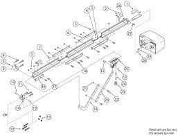 genie ac drive rail parts