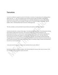 reasons for terrorism essay research paper help bxtermpapergfti reasons for terrorism essay