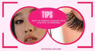 how to remove makeup with eyelash
