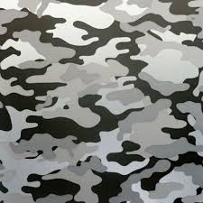 Arthouse Camo Mono Wallpaper Camouflage