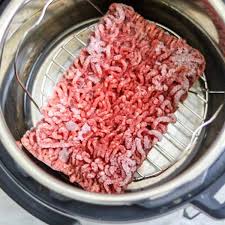 instant pot ground beef fresh or