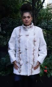White Sheared Mink Jacket Furs Marc