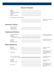 Resumes are used in most cases for securing means of new employment by job seekers in corporate and business fields and. 7 Best Fill In Blank Printable Resume Printablee Com