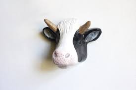Cow Head Wall Decoration Wall Mount