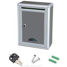 Better box mailboxes designs and brings to market the premier line of cast aluminum mailboxes available in america today. Vintage Aluminum Alloy Lockable Secure Mail Letter Post Box Mailbox Post Box For Home Garden Ornament Decor Au 28 20 Dropship Mailboxes Aliexpress
