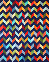 Christas Quilts Colorful Chevrons Christa Quilts