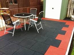 multicolor outdoor rubber flooring tile