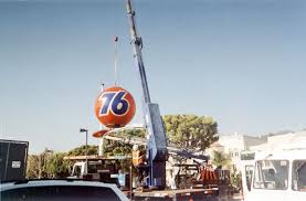 the orange 76 ball is gone