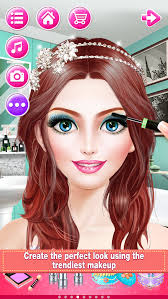 bridal boutique beauty salon wedding makeup dressup and makeover games screenshot 3