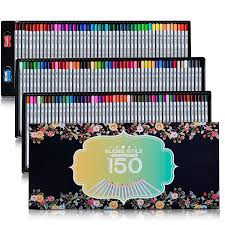 Sudee Stile Colored Pencils 150 Unique Colors No Duplicates Art Drawing Colored Pencils Set With Case Sharpener