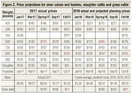 Projecting Feeder Cattle Prices In 2018 Beef Magazine