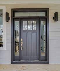Black Craftsman Front Door