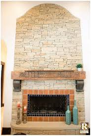 Rustic Style Fireplace For Spanish