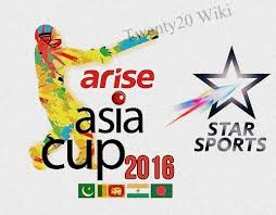 asia cup 2016 tv listings live