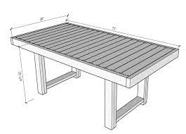 Diy Outdoor Table Plans Pine And Poplar