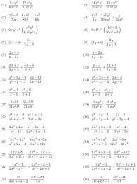 dividing rational expressions