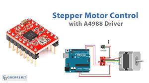 control stepper motor with a4988 driver