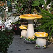 Garden Mushroom Table Ottoman