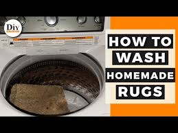 to wash homemade rag rugs