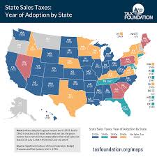When Did Your State Adopt Its Sales Tax Tax Foundation