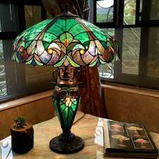 Tiffany Style Table Lamp Stained Glass