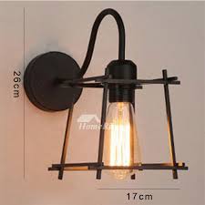 industrial metal small wall sconce ax