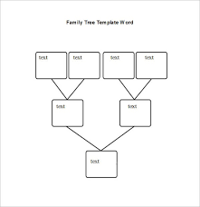 Blank Family Tree Chart 10 Free Excel Word Documents