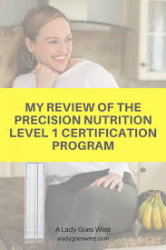 my review of the precision nutrition