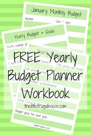 A New Year A New Budget Free Yearly Budget Planner The