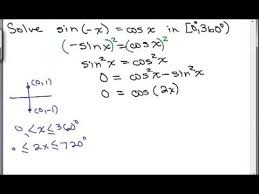 Solve Multi Step Trig Equations 3