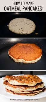 fluffy oatmeal pancakes without banana