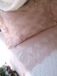 chez moi lace sheet with pillowcases