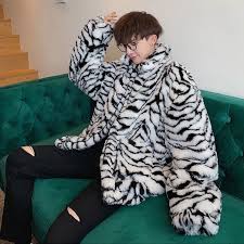 Tiger Fur Coat Mens Fur Mens Fur