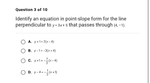 Identify An Equation In Slope Intercept