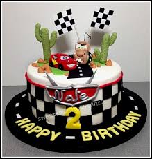 I made this cake for someone else so i did not get to see and hear the reactions but the mother of the birthday boy said it was a big hit! Disney Cars 2nd Birthday Cake Sweetpea Designer Cakes