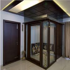pooja room glass door designs images