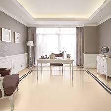 design beige polished floor tile